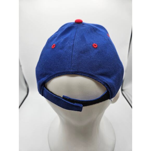 MLB Chicago Cubs Youth Baseball Cap Blue Red Logo Adjustable Fan Favorite - Picture 7 of 8
